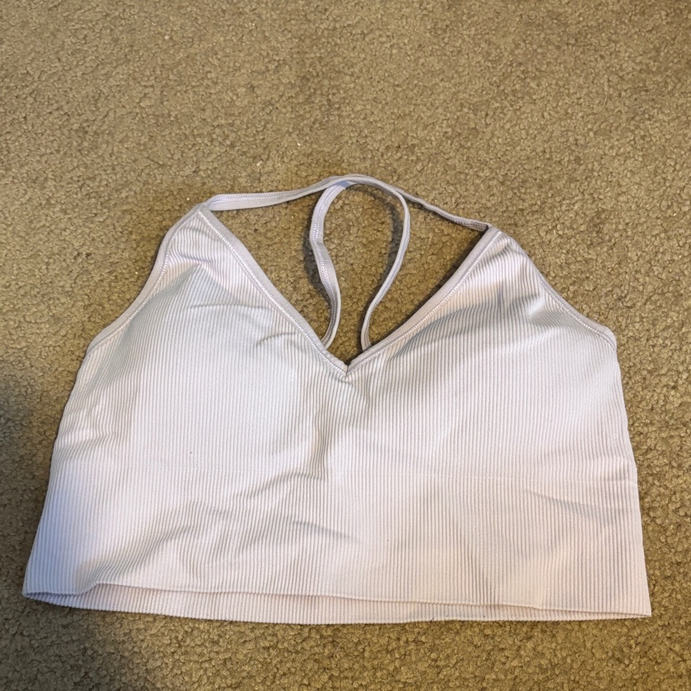 White Strappy Crop Top